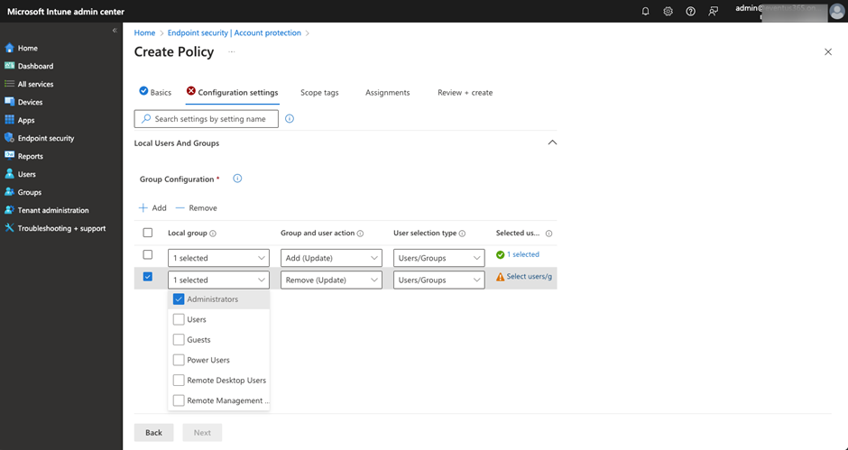 Practical Endpoint: Restricting Admin Access to an Endpoint