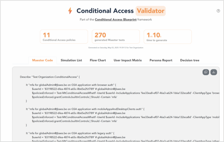 Automatically Generate Maester Tests for Conditional Access
