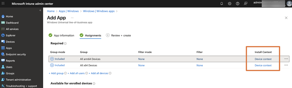 Using WinGet with Intune