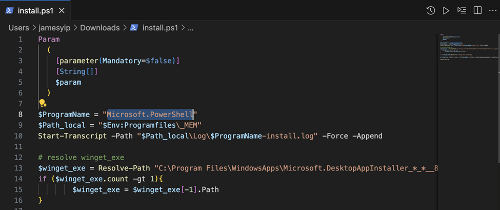Using WinGet with Intune